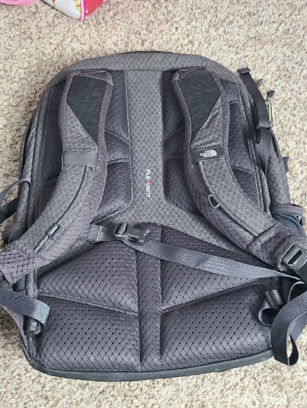 The North Face Borealis Backpack in Charcoal and Black